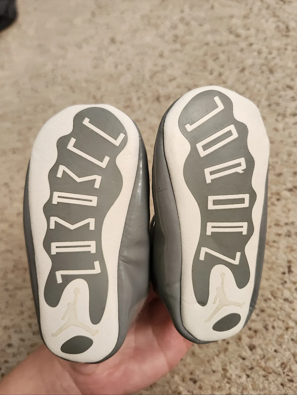 Jordan Baby Gray Shoes
